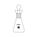 Borosil 100ml Iodine Flask I/C Glass Stopper 5400016 image-3