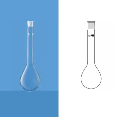 Borosil 800ml Kjeldahl Flask I/C Joint 5430028 image-1