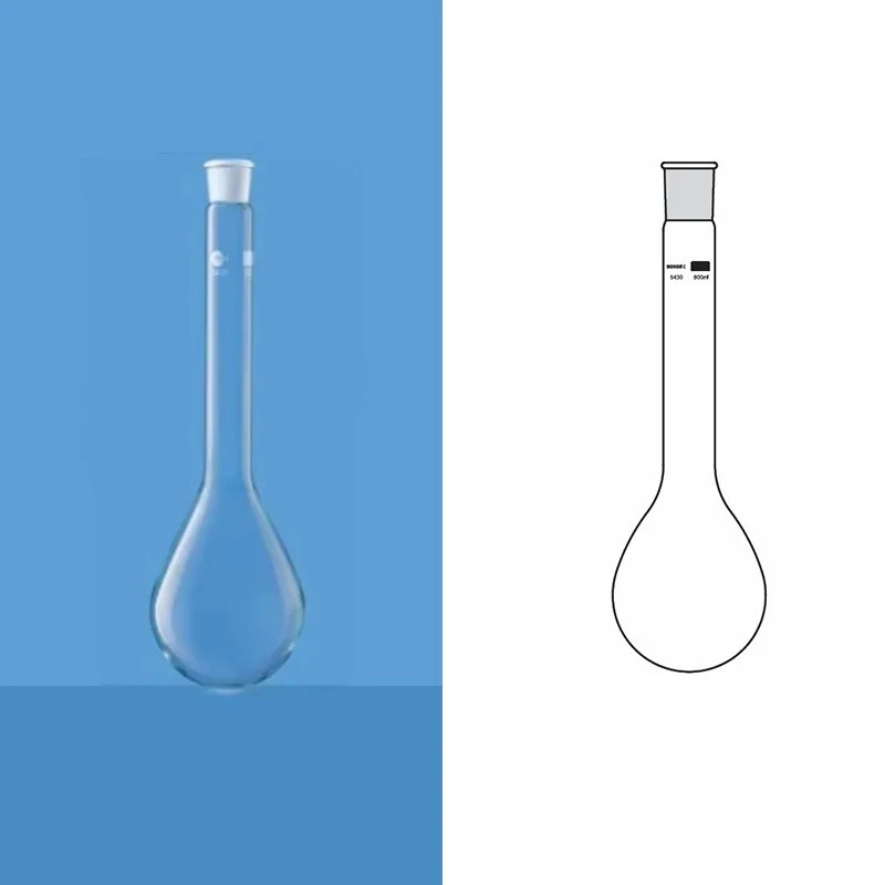 Borosil 800ml Kjeldahl Flask I/C Joint 5430028 image-1