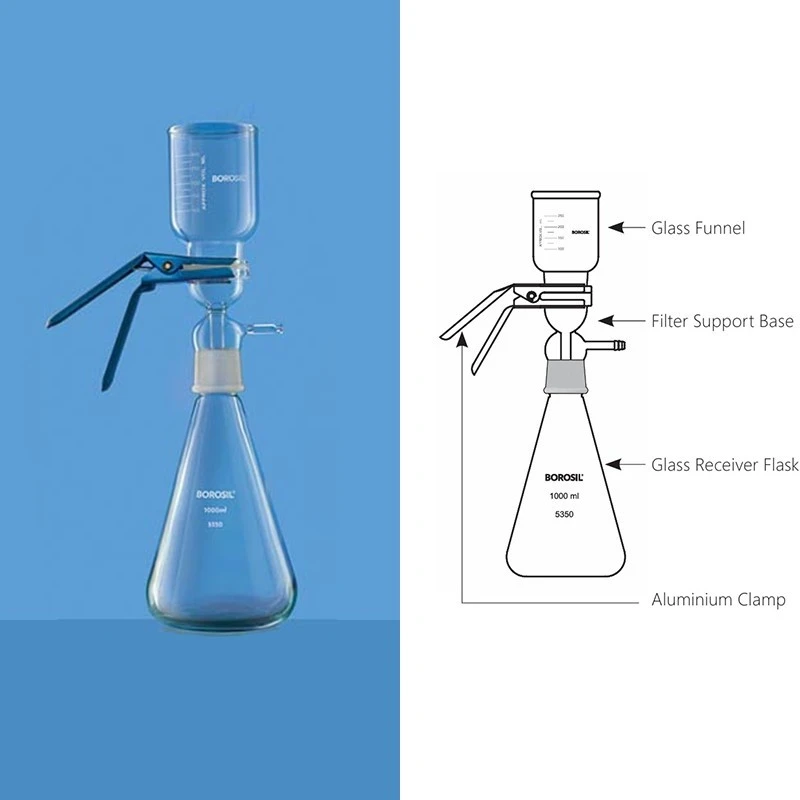 Borosil Boropure 300ml Glass Filtration Assembly 5350029 image-1