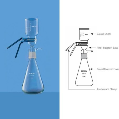 Borosil Boropure 300ml Glass Filtration Assembly 5350029 image-1