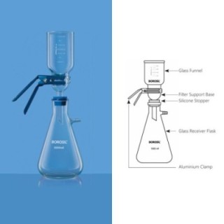 Borosil 300ml Boropure Glass Filtration Assembly 5360029 image-1