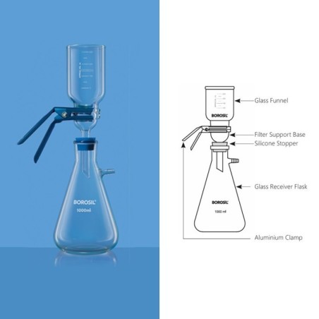 Borosil 300ml Boropure Glass Filtration Assembly 5360029 image-1