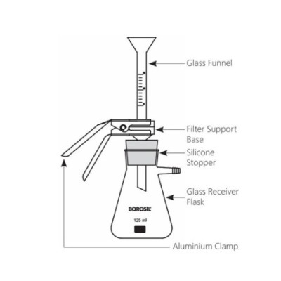 Borosil 25mm Spares 25mm Filter Assembly 5370S04 image-1