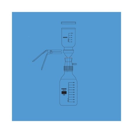 Borosil 300ml Boropure Filtration Assembly GL 45 Adapter 5385029 image-1