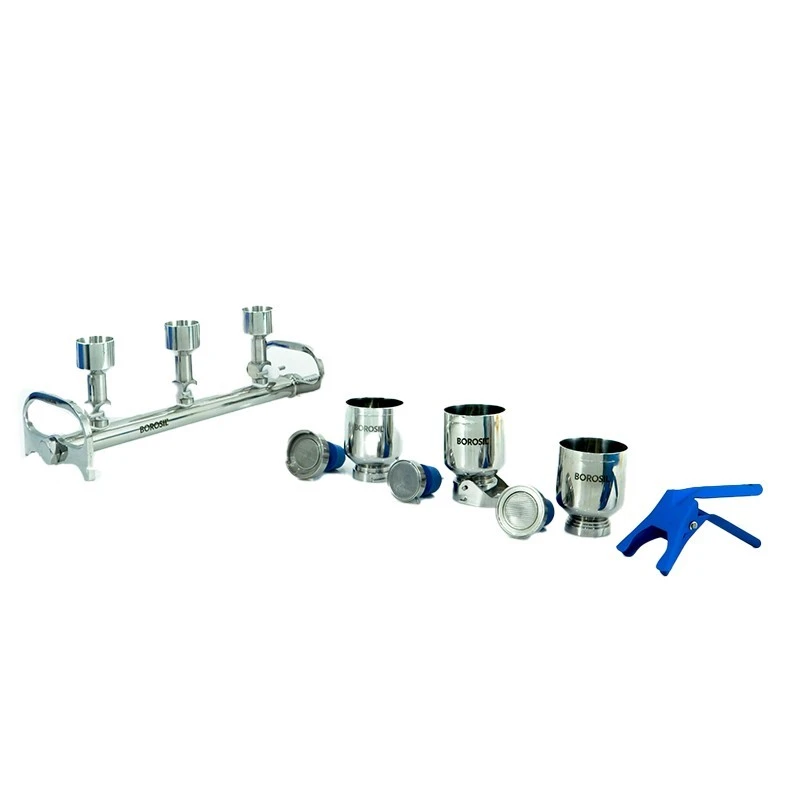  Borosil 3 Place Boropure SS Vacuum Filtration 5333003 image-2