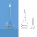 Borosil 100ml Volumetric Flask Class B Narrow Mouth 5641016 image-1