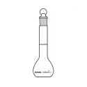  Borosil 5ml Volumetric Flask Class A Wide Mouth 5643005 image-3