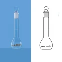 Borosil 50ml Volumetric Flask Class A Wide Mouth 5643012 image-1