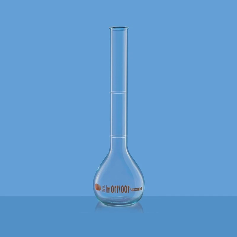  Borosil 100ml Volumetric Flask Sugar Clear 5650016 image-2
