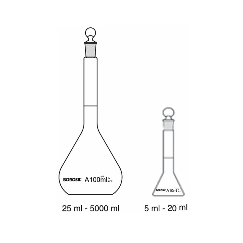  Borosil 25ml Volumetric Flask NABL Certified 2020009 image-3