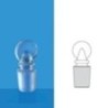 Borosil 8100A34 - 34 / 35 Glass Stopper ISO / DIN, Penny Head, Clear