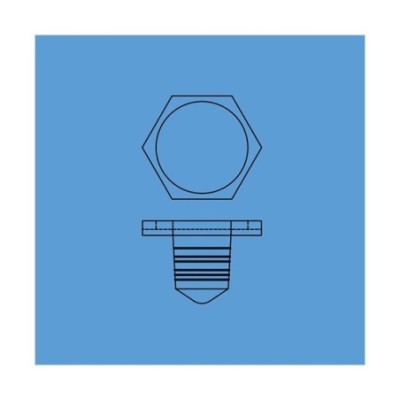 Borosil 12/21 Polypropylene PP Stoppers 8300012 image-1