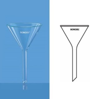 Borosil 65mm Short Stem Glass Filter Funnel 6140069 image-1