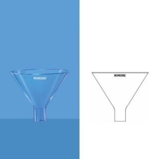 Borosil 150 ml Powder Funnel With Stem 6220081 image-1