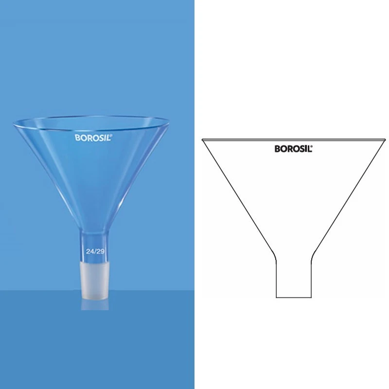 Borosil 125ml Powder Funnel Stem With Cone 6230080 image-1