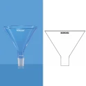 Borosil 250ml Powder Funnel Stem With Cone 6230089 image-1