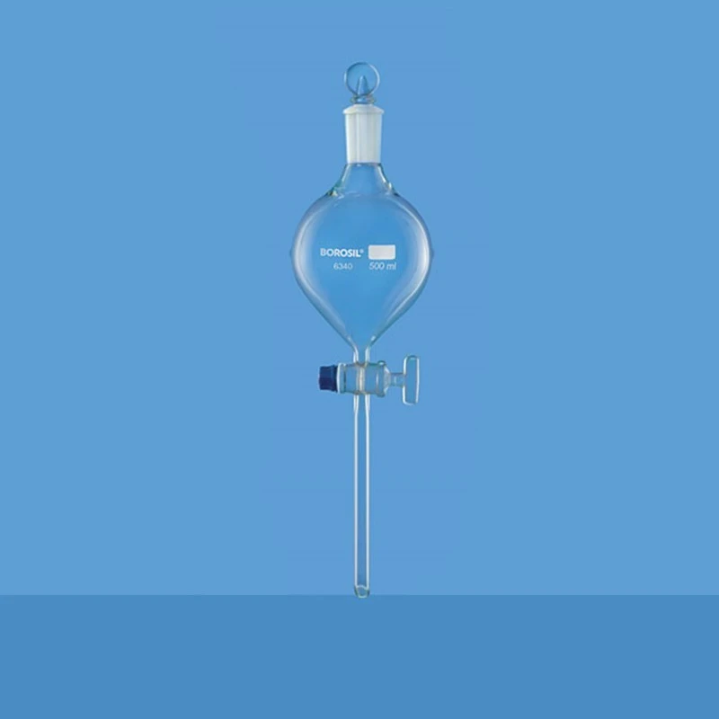  Borosil 1000ml Globe Shape Separating Funnel 6340029 image-2