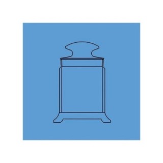 Borosil 230x300mm Cylindrical Museum Jar with Lid 6912M65 image-1