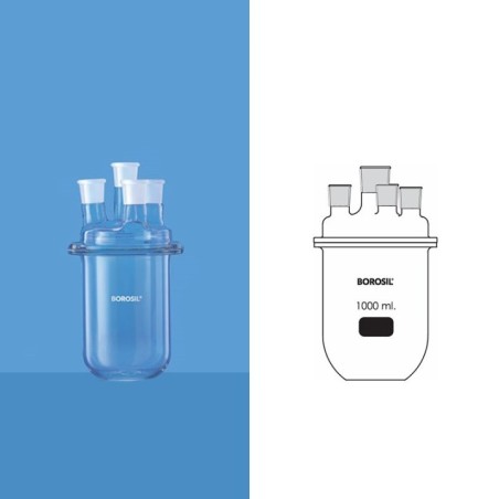 Borosil 2000ml Reaction Kettles Assembly Resin Reaction 6947030 image-1
