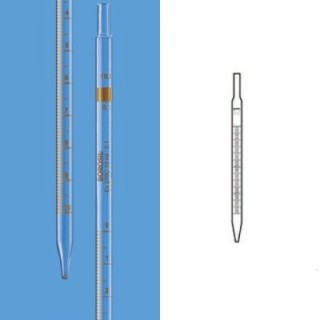Borosil 0.2ml Mohr Pipette Class A Calibration Certificate 7059P42 image-1