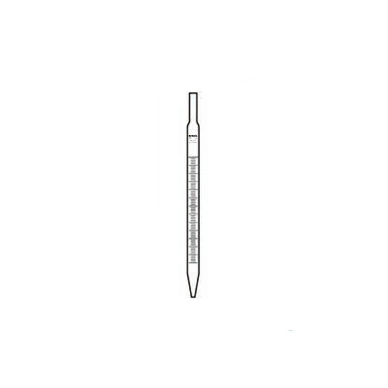  Borosil 1ml Mohr Pipettes Class A Calibration Certificate 7059P11 image-3
