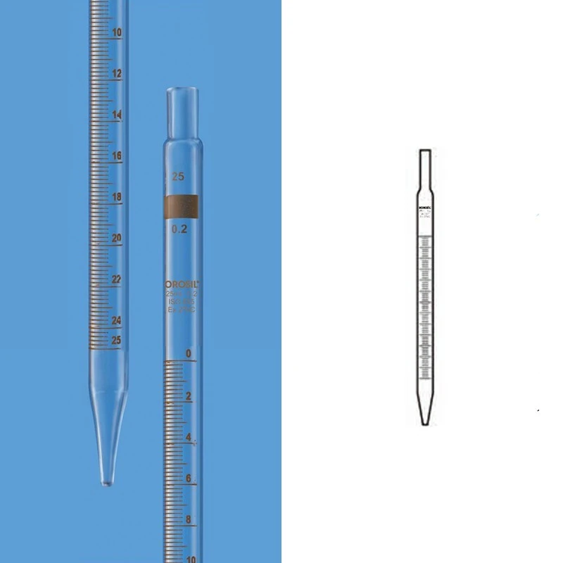 Borosil 2 ml Mohr Pipettes Class B 7060P02 image-1