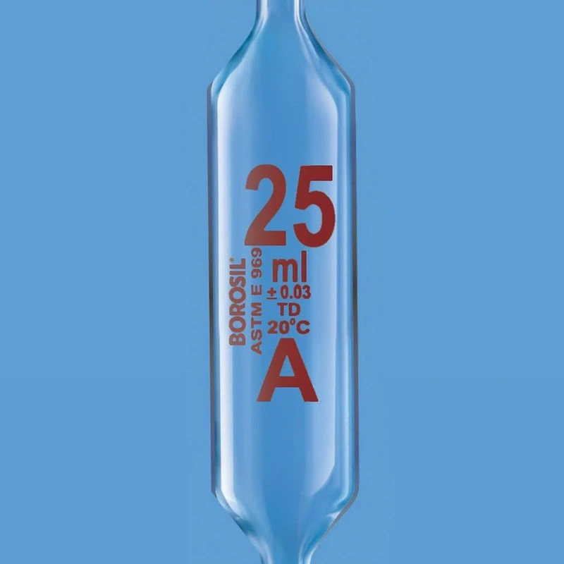  Borosil 2.5ml Volumetric Pipettes Class A ASTM Calibration 7101205 image-2
