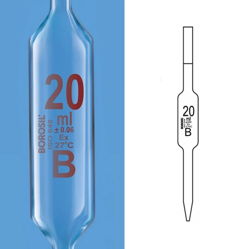 Borosil 9* ml Volumetric Pipettes Class B 7102709 image-1