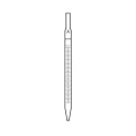  Borosil 2ml Mohr Pipettes NABL Certified Class A 2030P02 image-3