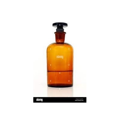 amber-color-reagent-bottles-narrow-mouth-with-interchangeable-flat-head-solid-glass-stopper-10640
