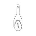  Borosil 1 ml Glass Weighing Scoop 7200001 image-3