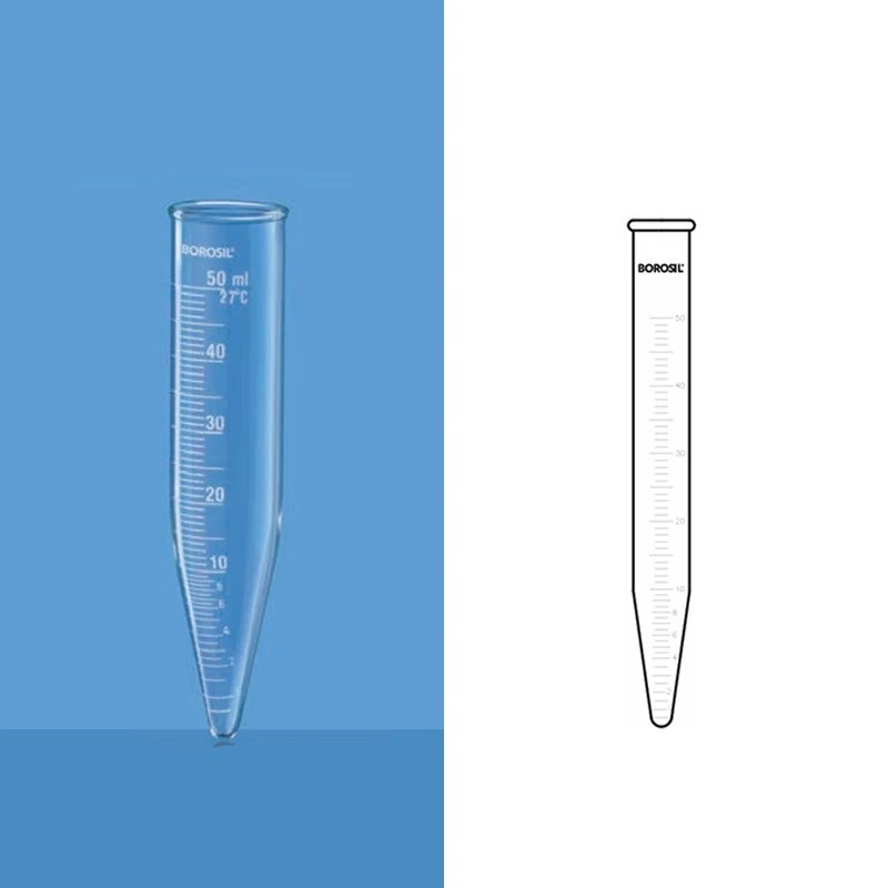 Borosil 50 ml Graduated Centrifuge Tube 8080012 image-1