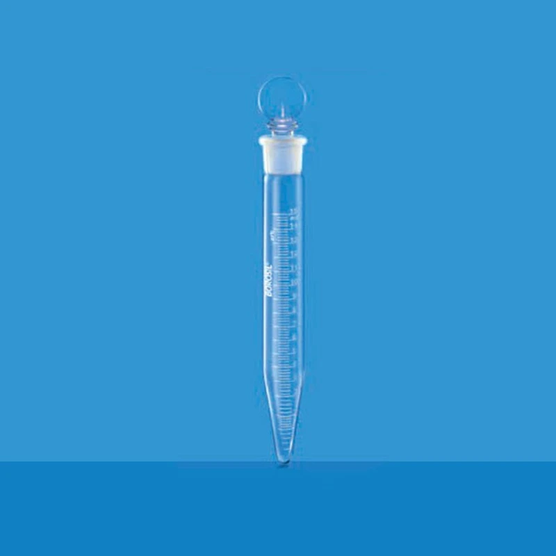  Borosil 50ml Graduated Centrifuge Tube I/C Glass Stopper 8084012 image-2