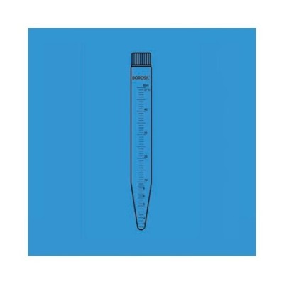 Borosil 15ml Graduated Centrifuge Tube PP Screw Cap 8090007 image-1