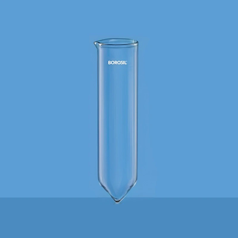  Borosil 40ml Centrifuge Tube Plain Short Conical Bottom 8320011 image-2