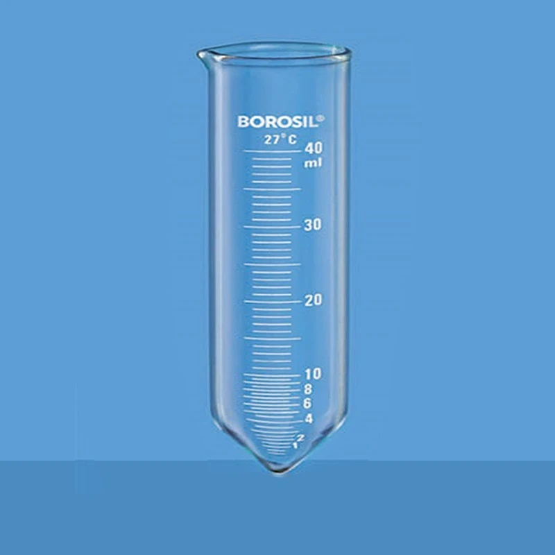  Borosil 40ml Centrifuge Tube Graduated Short Conical 8340011 image-2