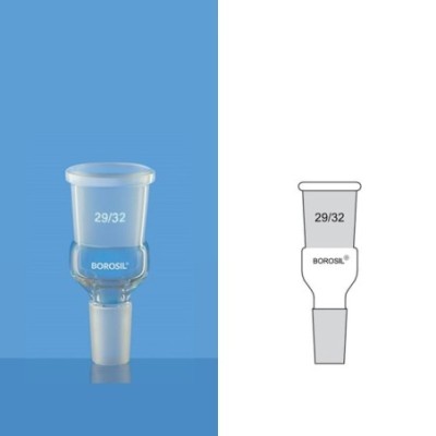 Borosil 29 / 32 Enlarging Connecting Adapters 8800A04 image-1