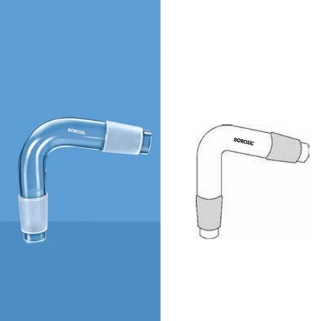 Borosil 34 / 35 Adapter Recovery Bent With Sloping End 8846834 image-1