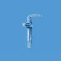  Borosil 34 / 35 Adapter Bent Cone With Stopcock 8856034 image-2