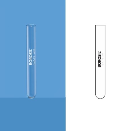 Borosil 12 ml Test Tubes Without Rim 9820U12 image-1