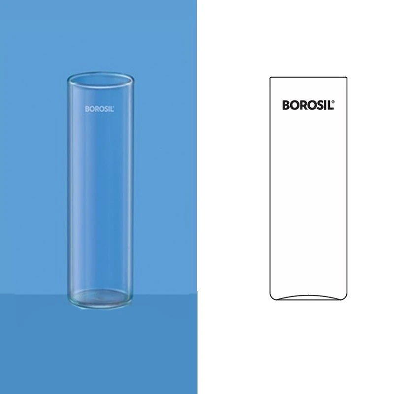 Borosil 18 x 100 (mm) Dissolution Tubes Without Rim 9821U61 image-1