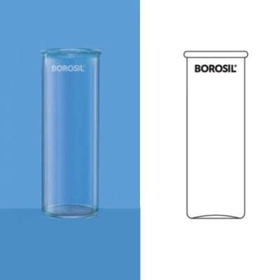 Borosil 14 x 110 (mm) Dissolution Tubes With Rim 9822U04 image-1