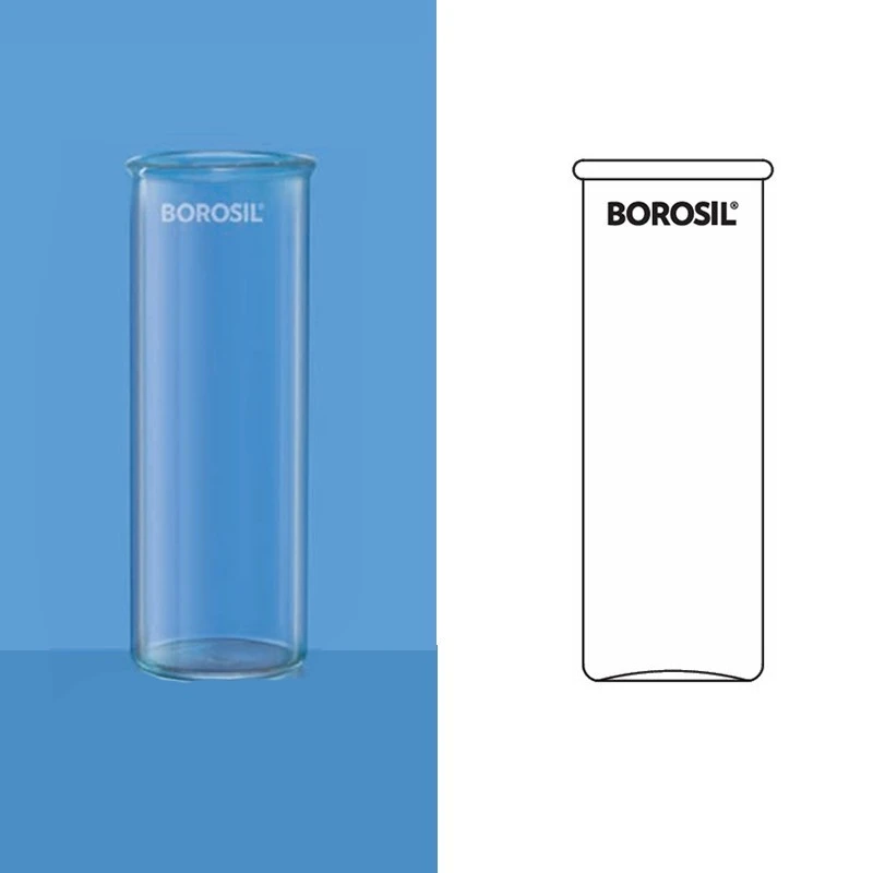 Borosil 18 x 100 (mm) Dissolution Tubes With Rim 9822U08 image-1
