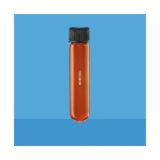 Borosil 5ml Round Bottom Culture Tubes Amber PP Cap 9901005 image-1