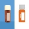 Borosil 9913006 - 10 ml Certified Sampling & Storage Vial, Amber