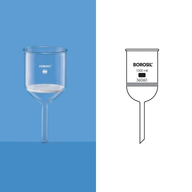 Borosil 80 ml Buncher Funnel With Sintered Disc 3606772 image-1