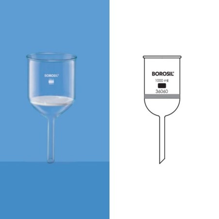 Borosil 80 ml Buncher Funnel With Sintered Disc 3606772 image-1
