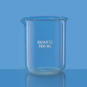  Borosil 500 ml Quartz Low Form Beaker With Spout 1002024 image-2