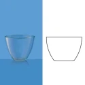 Borosil 50 ml Quartz Crucibles Without Lid 3190012 image-1